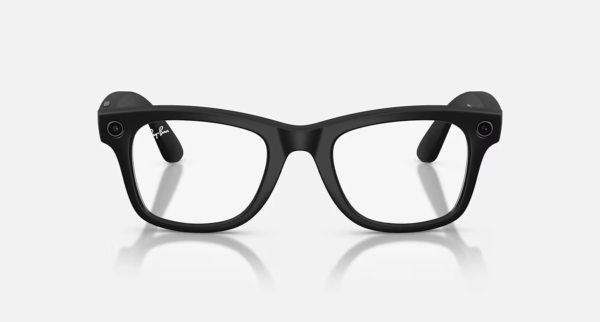 Ray-Ban Meta Wayfarer (Gen 2) Matte Black AI Glasses with Clear Lenses - Obrázok 2