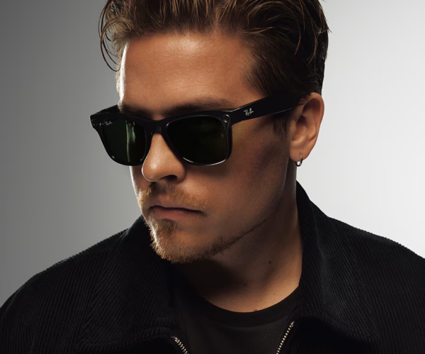 Ray-Ban Meta Wayfarer (Gen 2) Shiny Black AI Glasses with Green Lenses - Obrázok 3