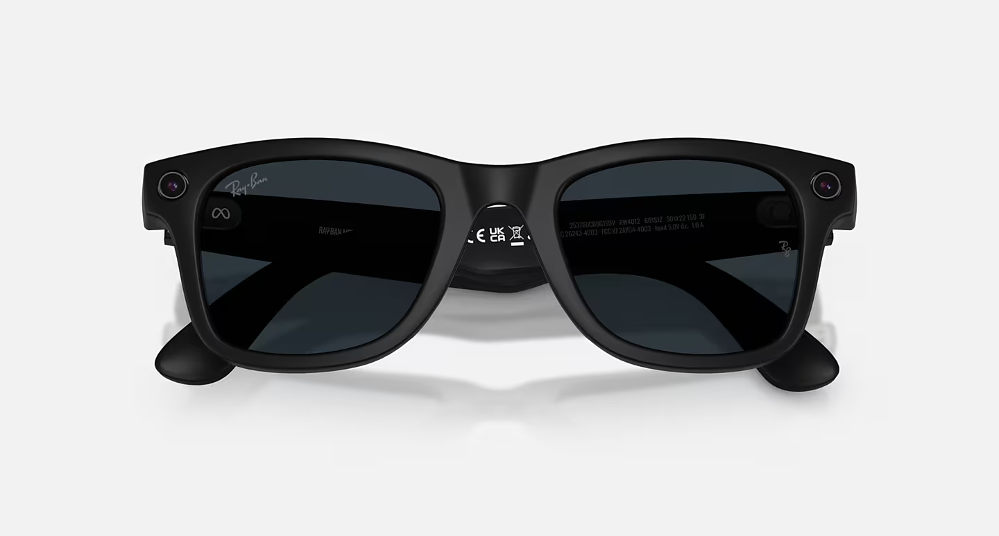 Ray-Ban Meta Wayfarer (Gen 2) Matte Black AI Glasses with Grey Transitions® Lenses - Obrázok 5