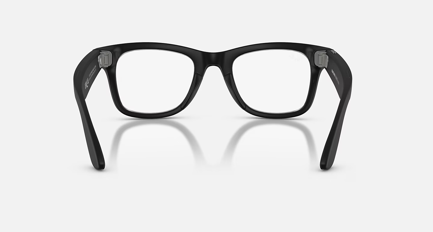Ray-Ban Meta Wayfarer (Gen 2) Matte Black AI Glasses with Clear Lenses - Obrázok 5