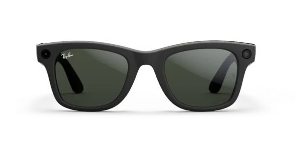 Ray-Ban Meta Wayfarer (Gen 1) Matte Black AI Glasses with Black Lenses - Obrázok 2