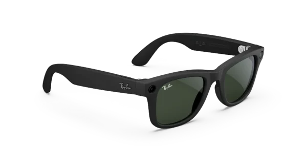 Ray-Ban Meta Wayfarer (Gen 1) Matte Black AI Glasses with Black Lenses - Obrázok 3