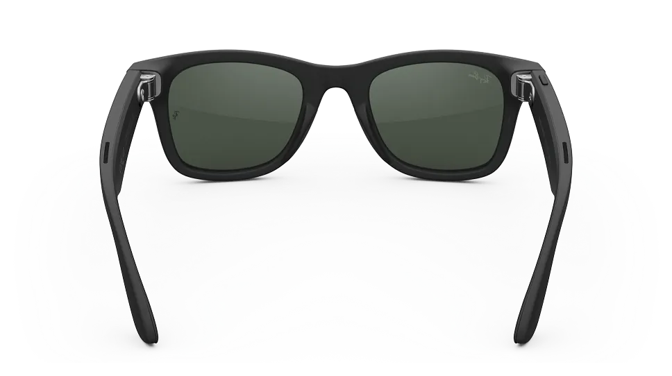Ray-Ban Meta Wayfarer (Gen 1) Matte Black AI Glasses with Black Lenses - Obrázok 4
