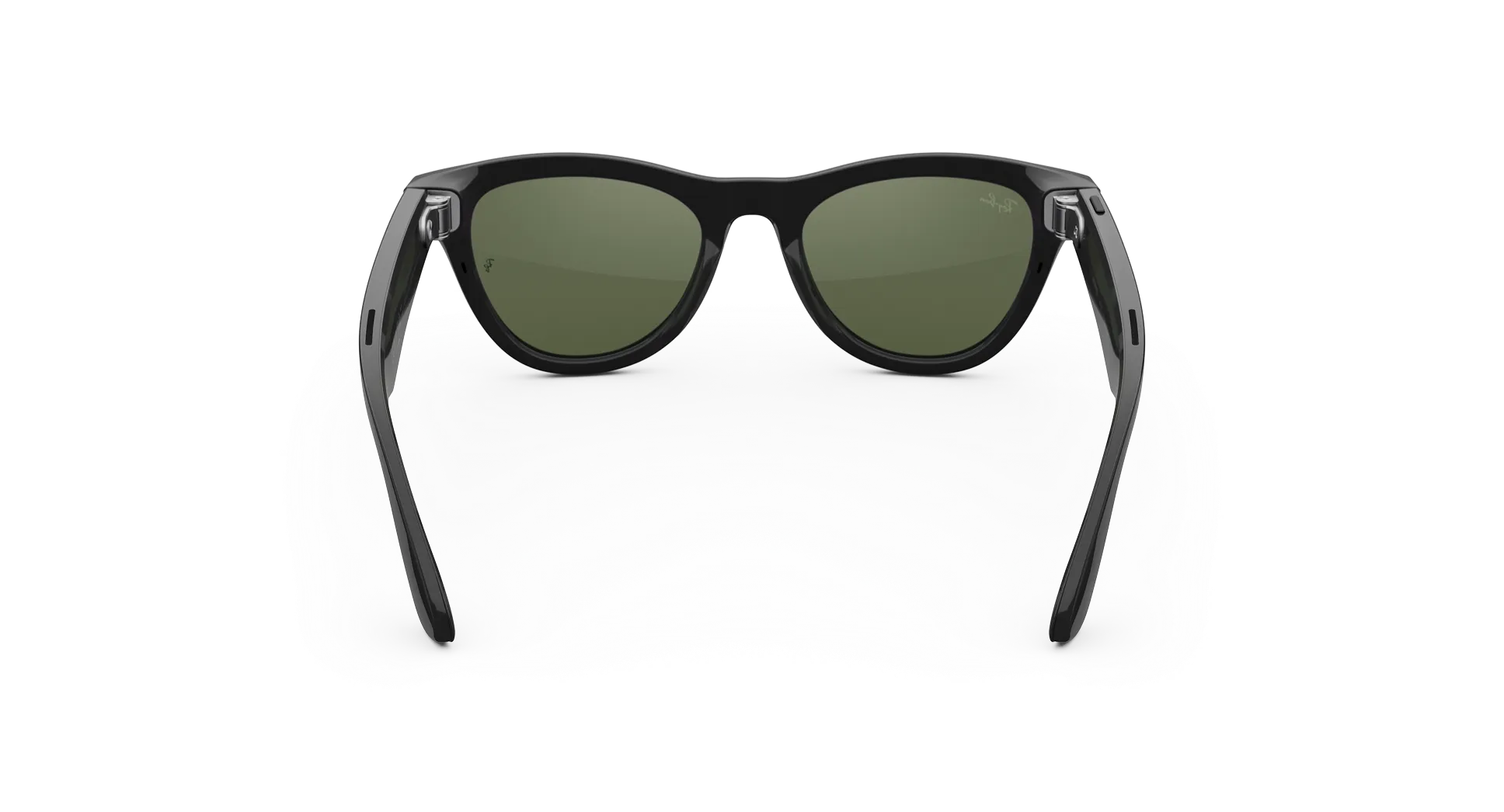 Ray-Ban Meta Skyler (Gen 2) shiny black AI glasses with green lenses - Obrázok 4