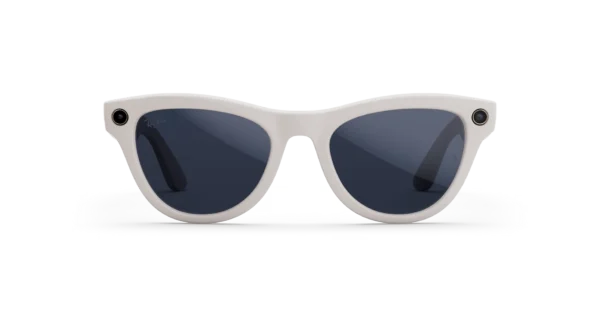Ray-Ban Meta Skyler (Gen 2) Shiny Chalky Gray AI glasses with Sapphire Transitions® lenses - Obrázok 3