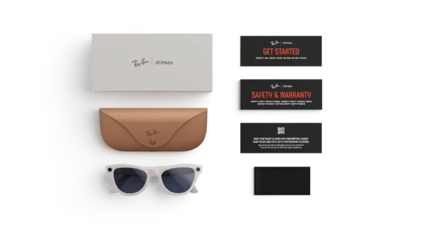 Ray-Ban Meta Skyler (Gen 2) Shiny Chalky Gray AI glasses with Sapphire Transitions® lenses - Obrázok 6