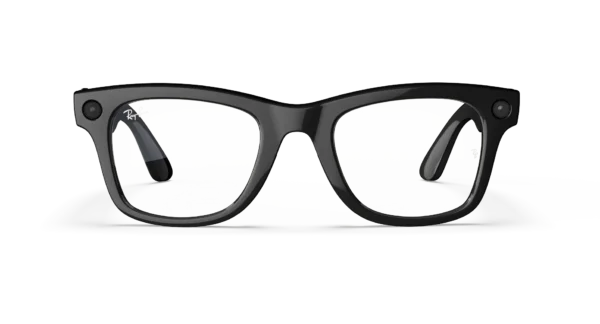 Ray-Ban Meta Wayfarer (Gen 1) Shiny Black AI Glasses with Clear Lenses - Obrázok 2